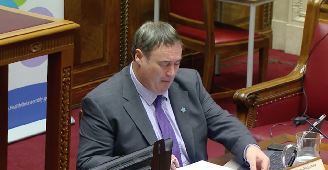 GRIM COVID FORECAST: Colm Gildernew MLA chairing the Health Committee