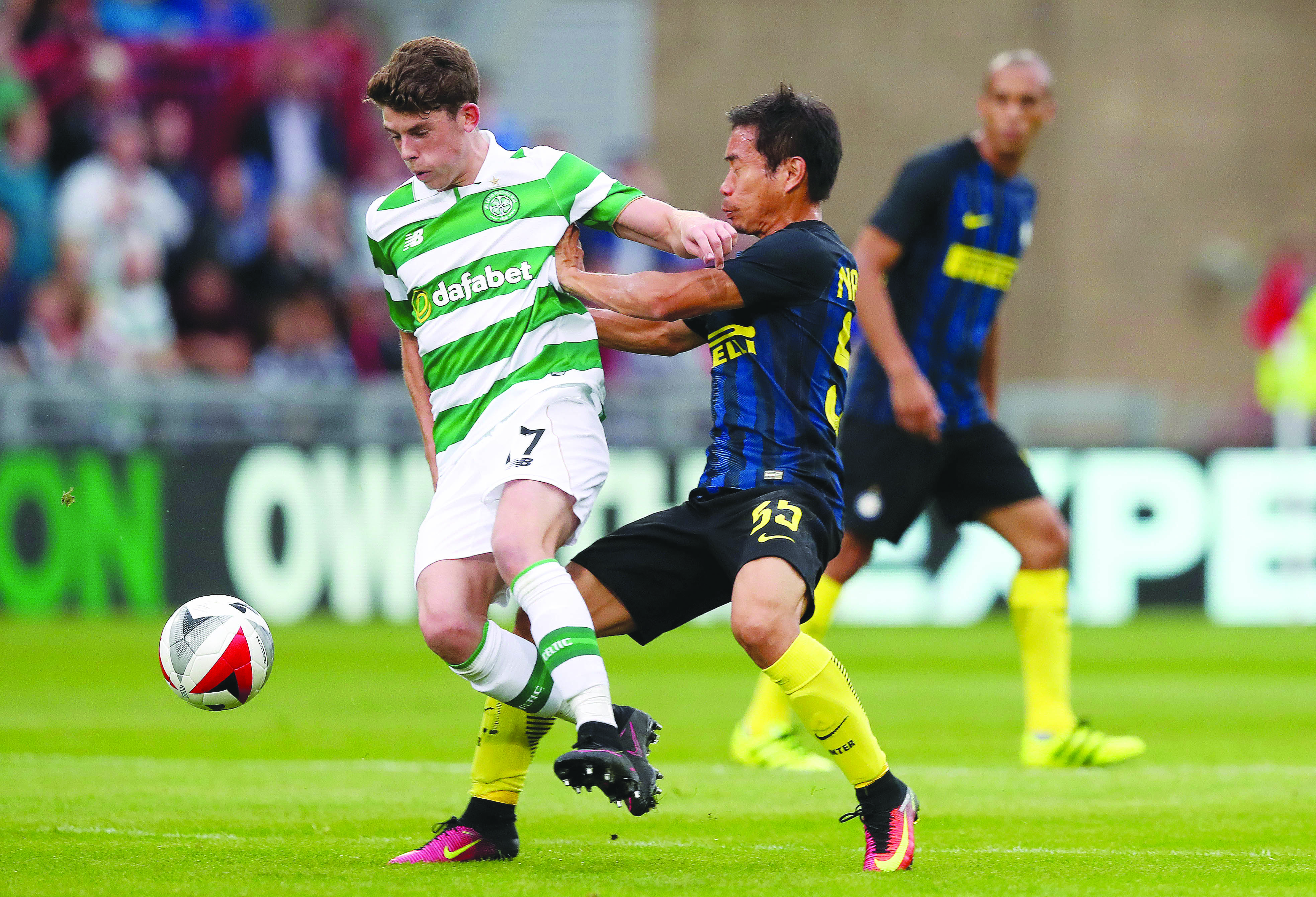 Ryan Christie is one of several Celtic players who could miss Saturday’s derby due to Covid-19