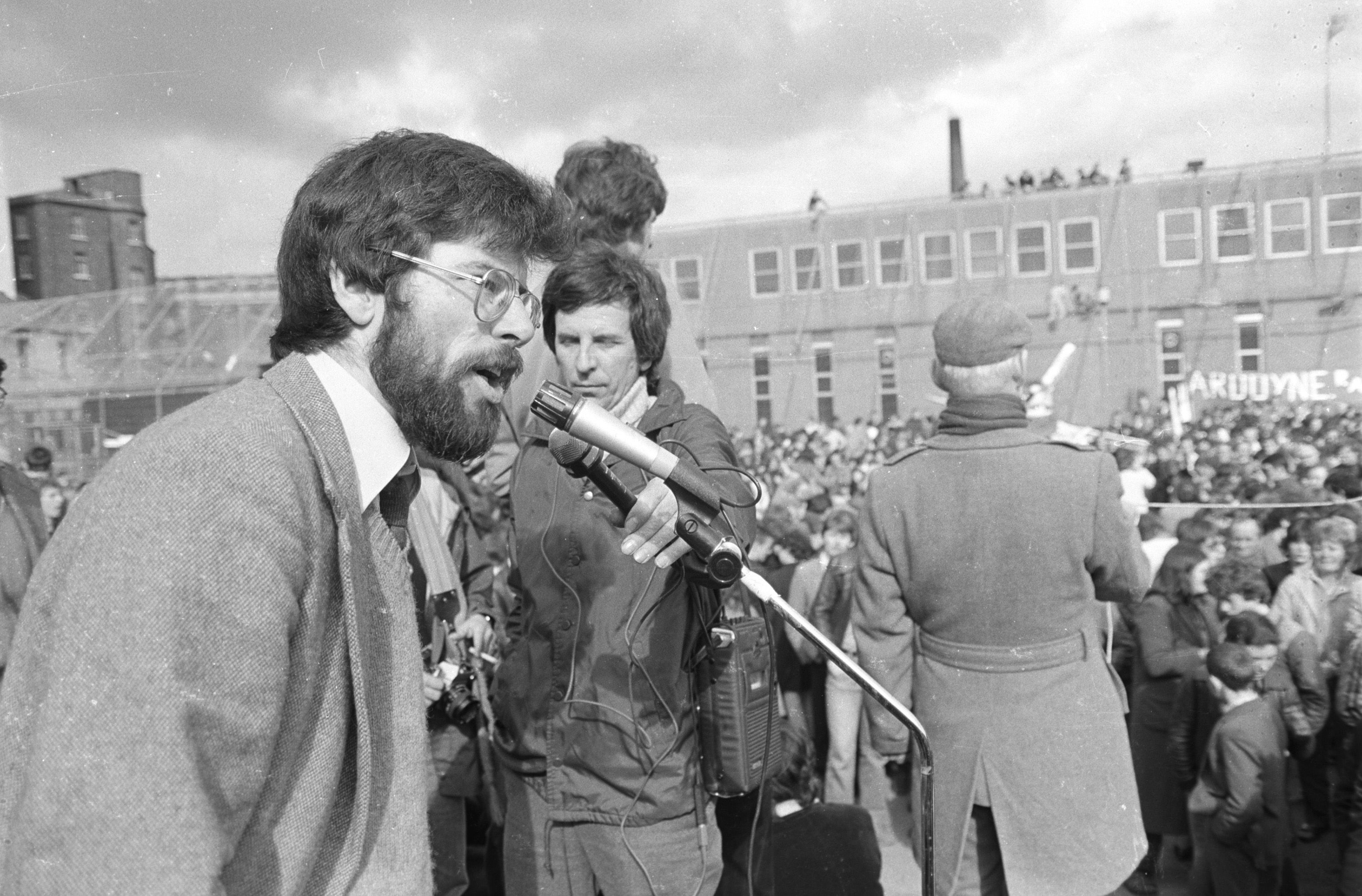ELECTORAL POLITICS: Gerry Adams confirms to the Andersonstown News that the party is to contest the West Belfast Westminster seat
