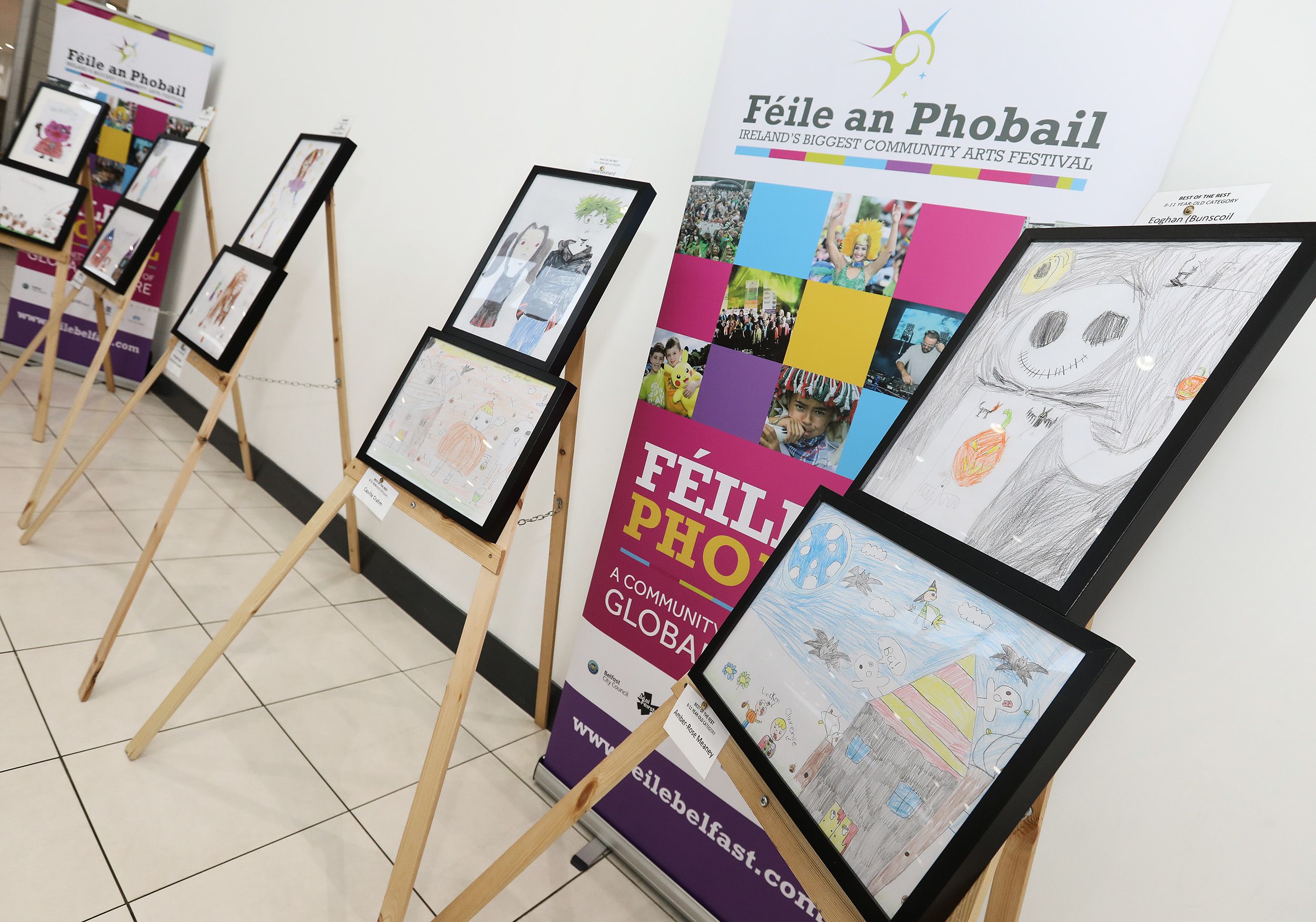 LOCAL TALENT: Some of the artwork currently on display