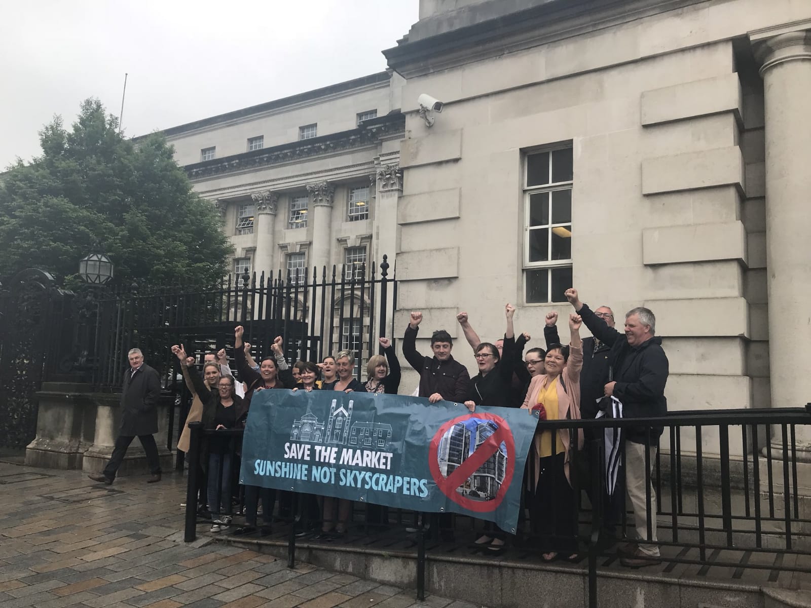 RESULT: Save the Market Campaigners during a previous court victory
