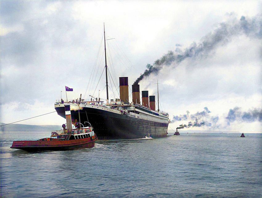 MAIDEN VOYAGE: The Titanic in Belfast Lough