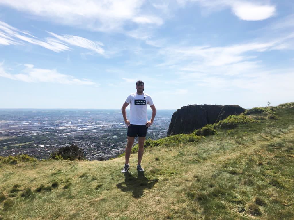 BEST FOOT FORWARD: Oisín McVicker will embark on his epic challenge on December 4