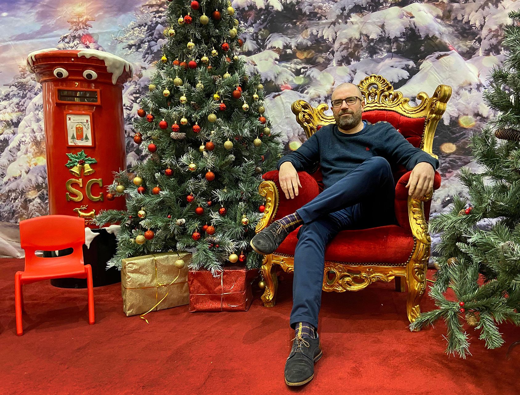 Fáilte: John Jones, Manager of the Kennedy Centre, will be a busy man in the run up to Christmas