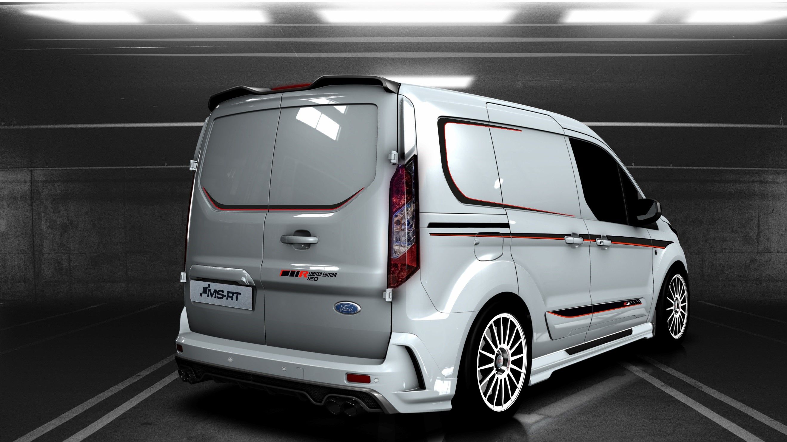 COOL: You thought your Transit van was smart – here’s what a Frozen White bespoke one looks like