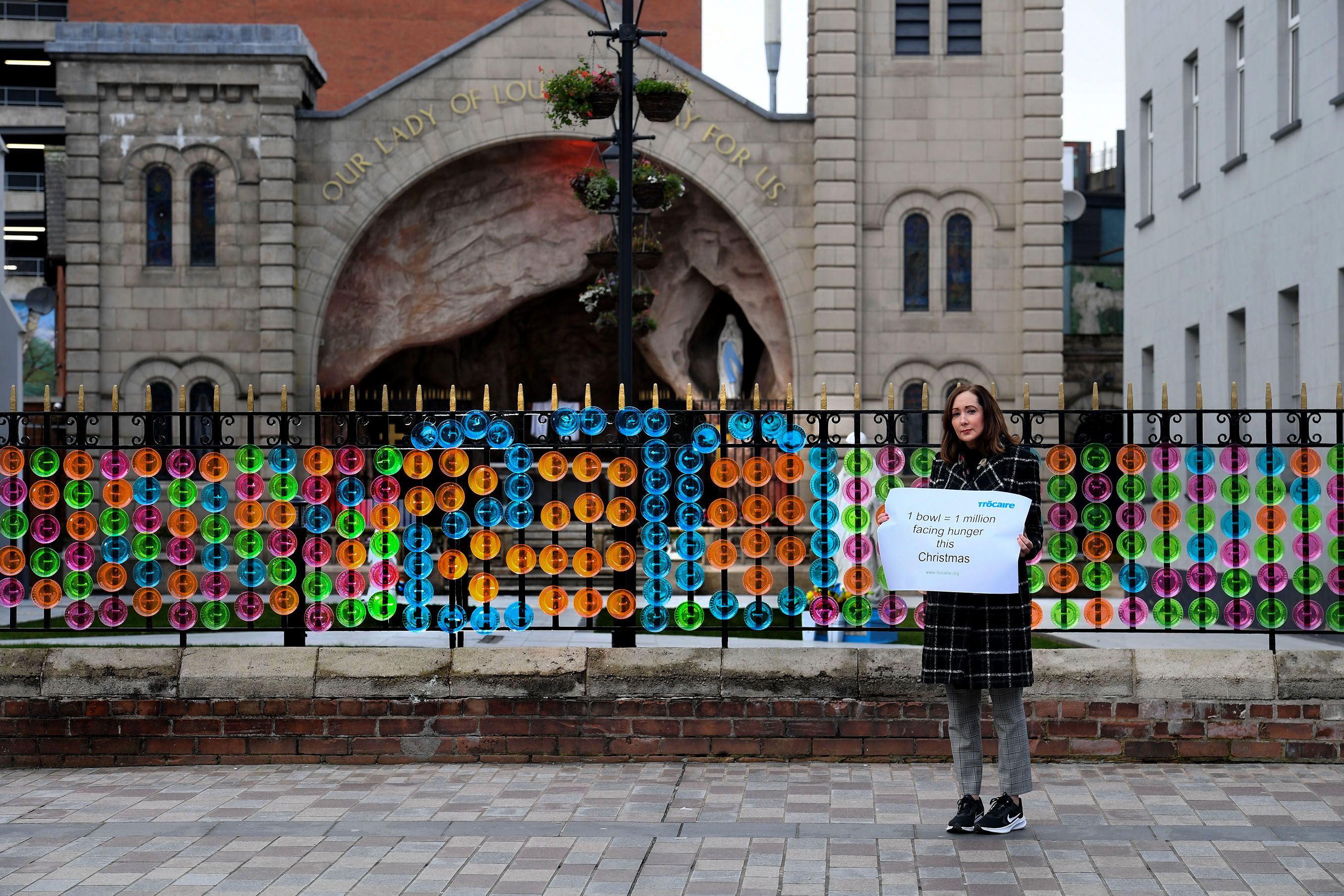 PLIGHT: Trócaire’s NI Head Siobhan Hanley launches the charity\'s Christmas Appeal at St Mary\'s Church in Chapel Lane, Belfast