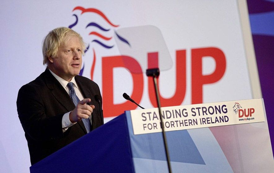 FAMILIAR TALE: The DUP embraced Boris Johnson over Theresa May but were badly betrayed by him