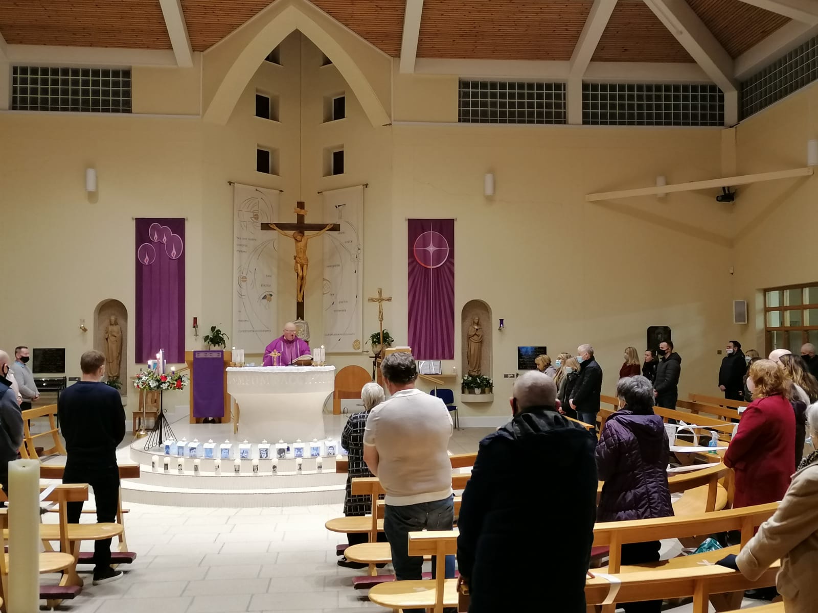 The commemorative mass was celebrated by Father Paddy McCafferty