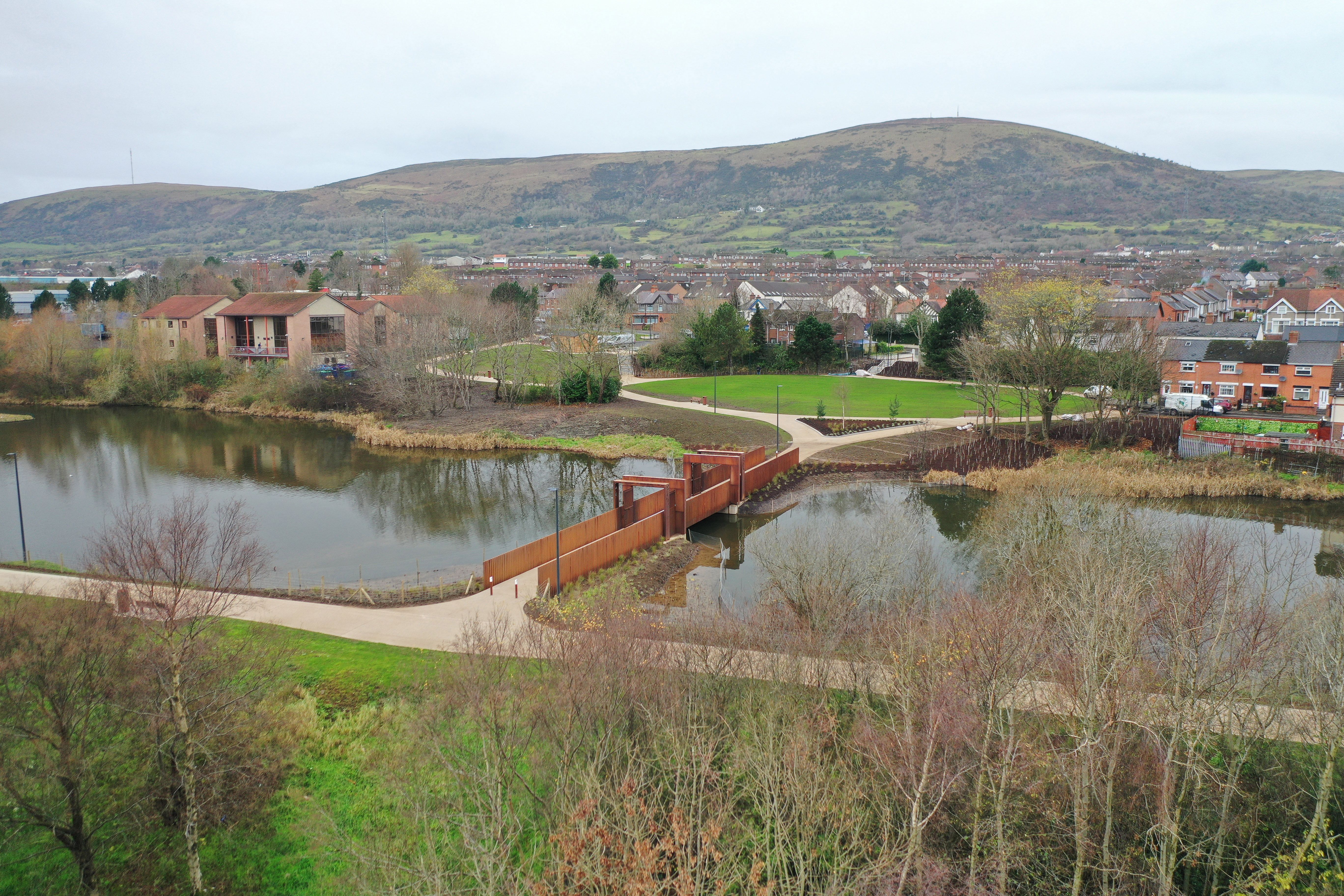 ATTRACTIVE: The new park is a boost to environmental, social and community renewal