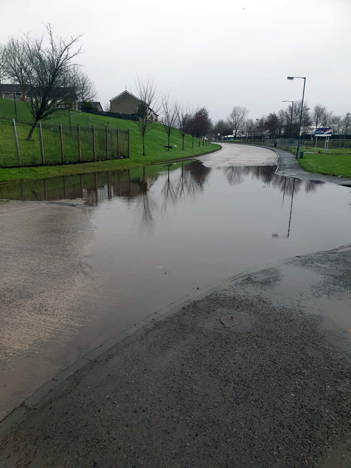 TIME FOR ACTION: Cllr Danny Baker has called for the flooding on Summerhill Road to be finally tackled