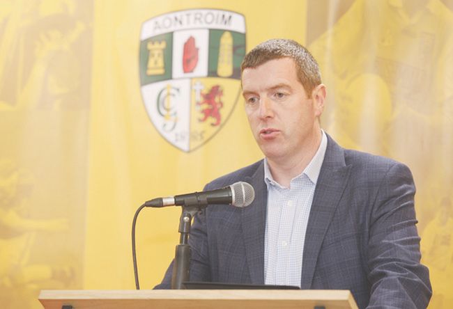 Antrim Chairman and Naomh Éanna clubman Ciaran McCavana says the decision by Gort na Móna to halt all club activity for two weeks is to be commended