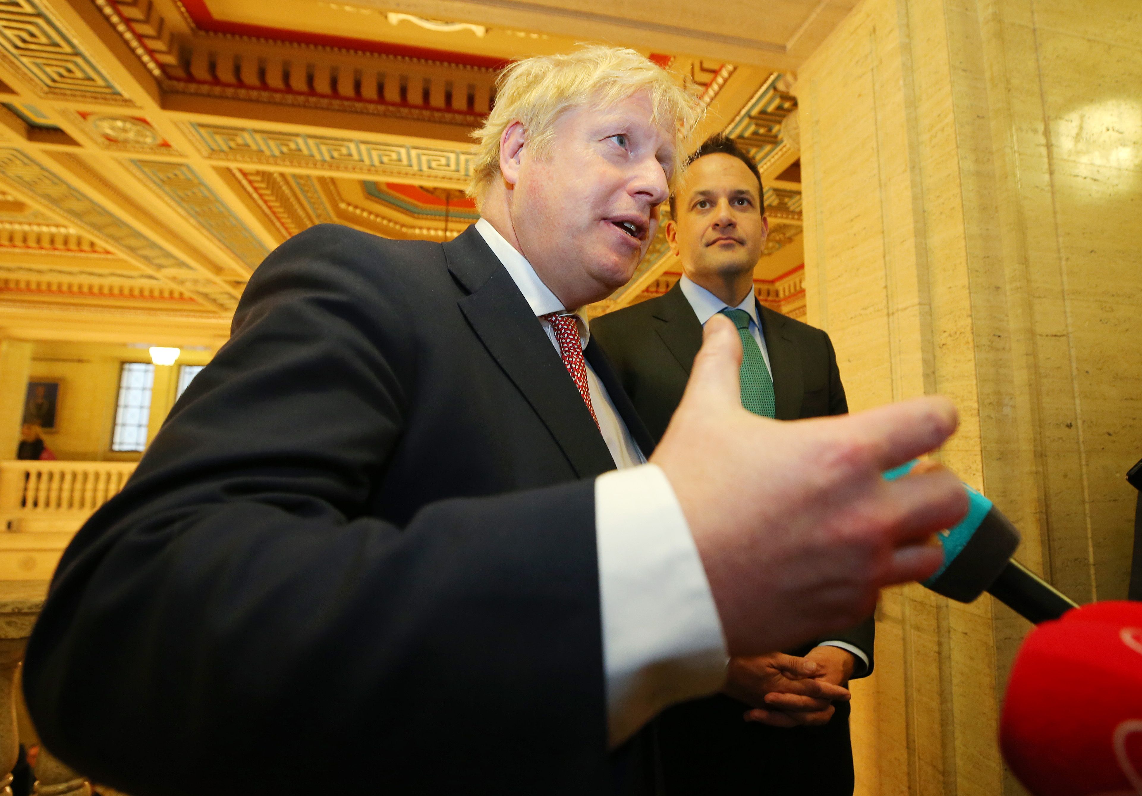 PIE IN THE SKY: Boris Johnson wants to build a bridge between Scotland and Northern Ireland 