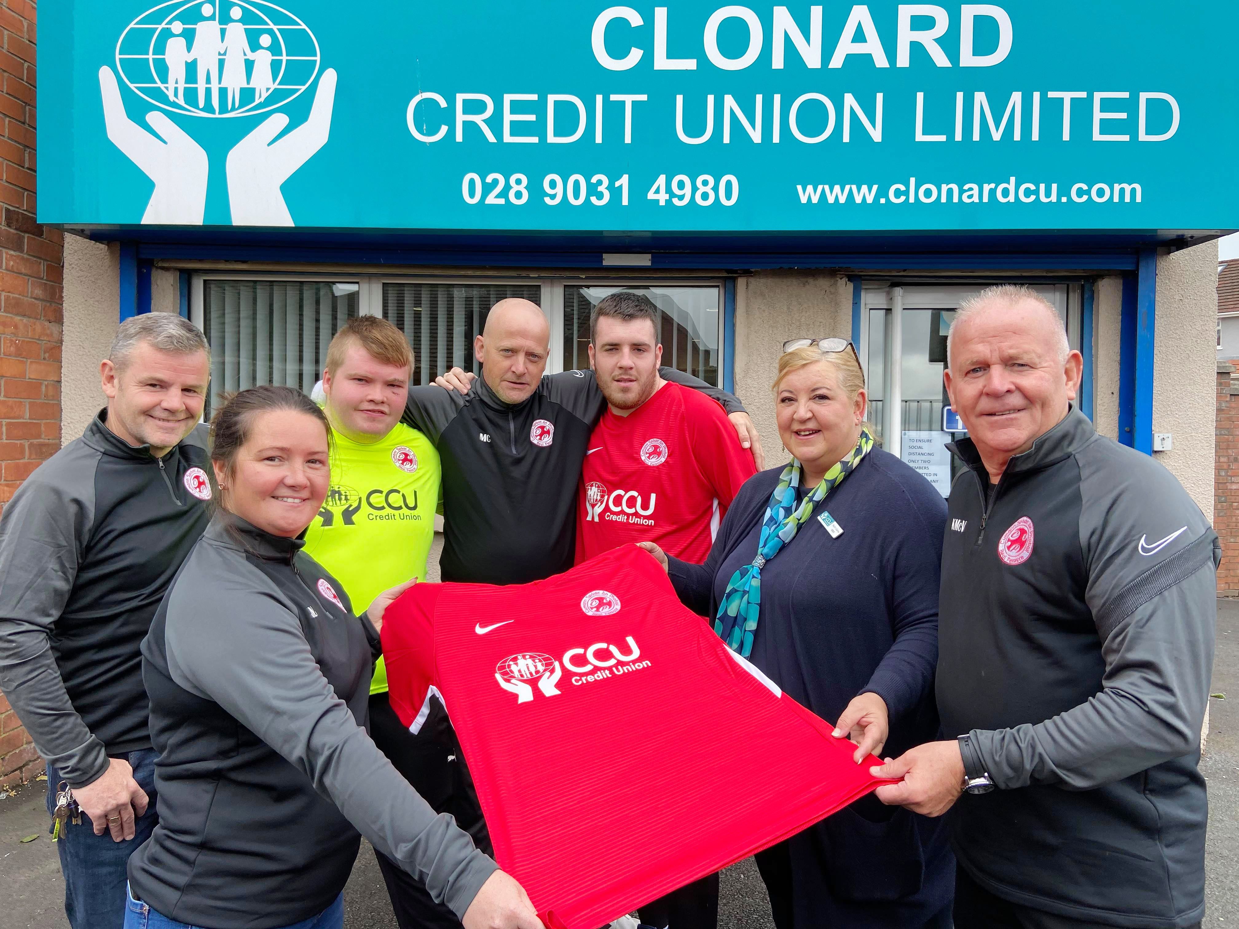 CCU Credit Union proud shirt sponsor for Cumann Spoirt an Phobail’s Football