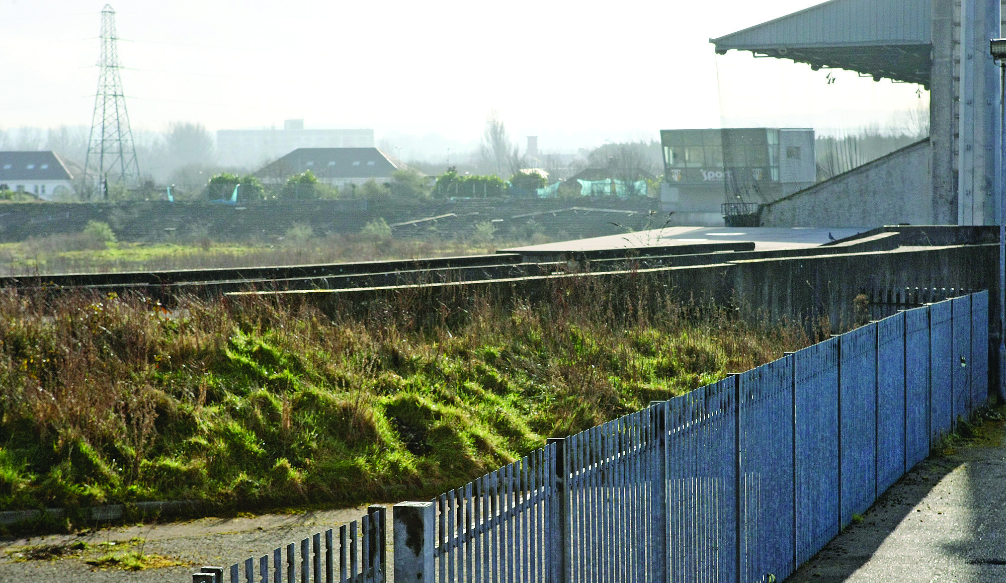 WASTELAND: Casement Park lying idle on the Andersonstown Road