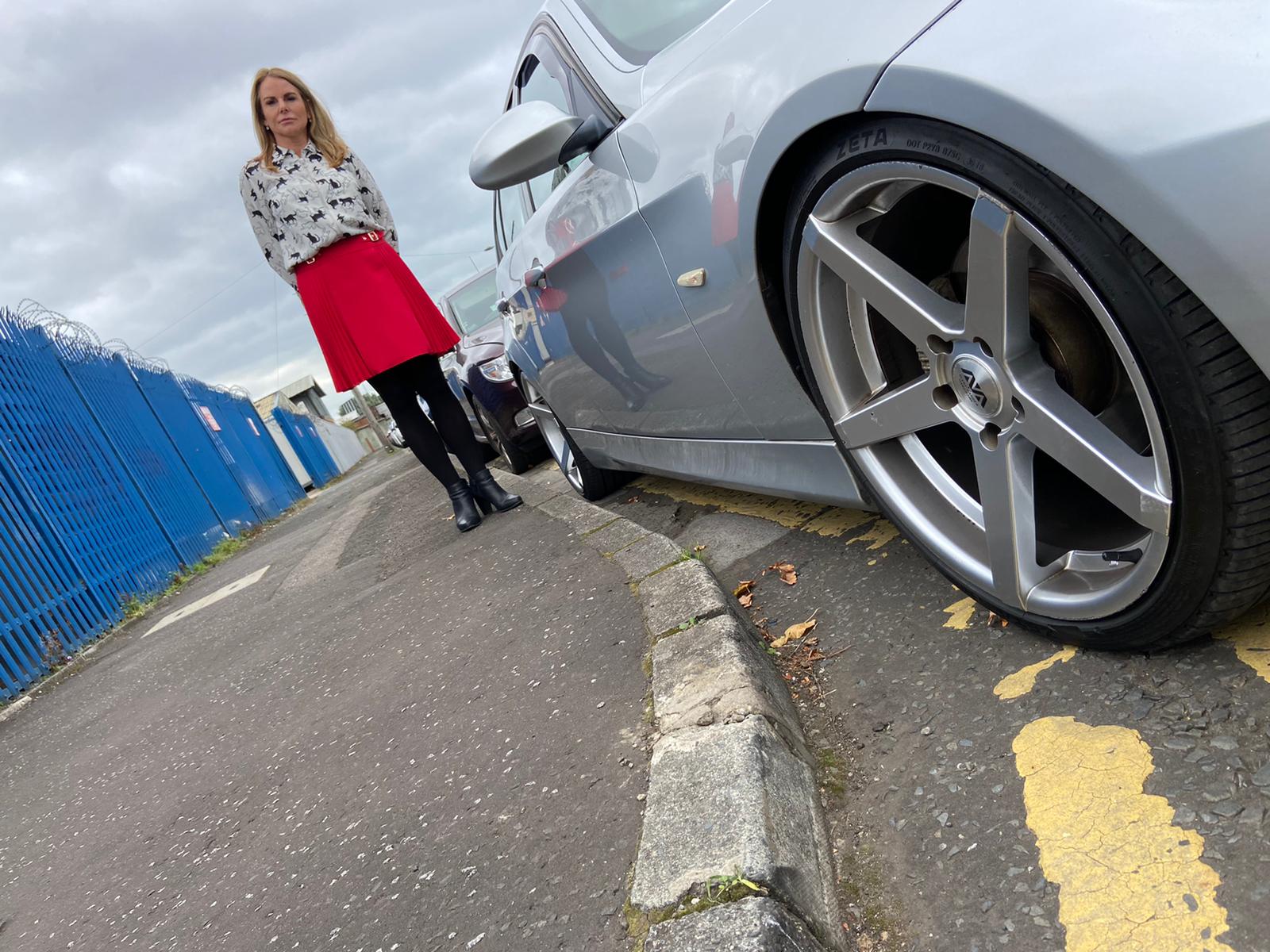 NO PARKING: Cllr Tina Black and residents are frustrated with the lack of progress on parking