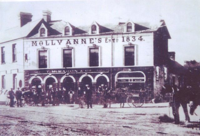 ROARING TRADE: Molly Anne’s public house in Glengormley