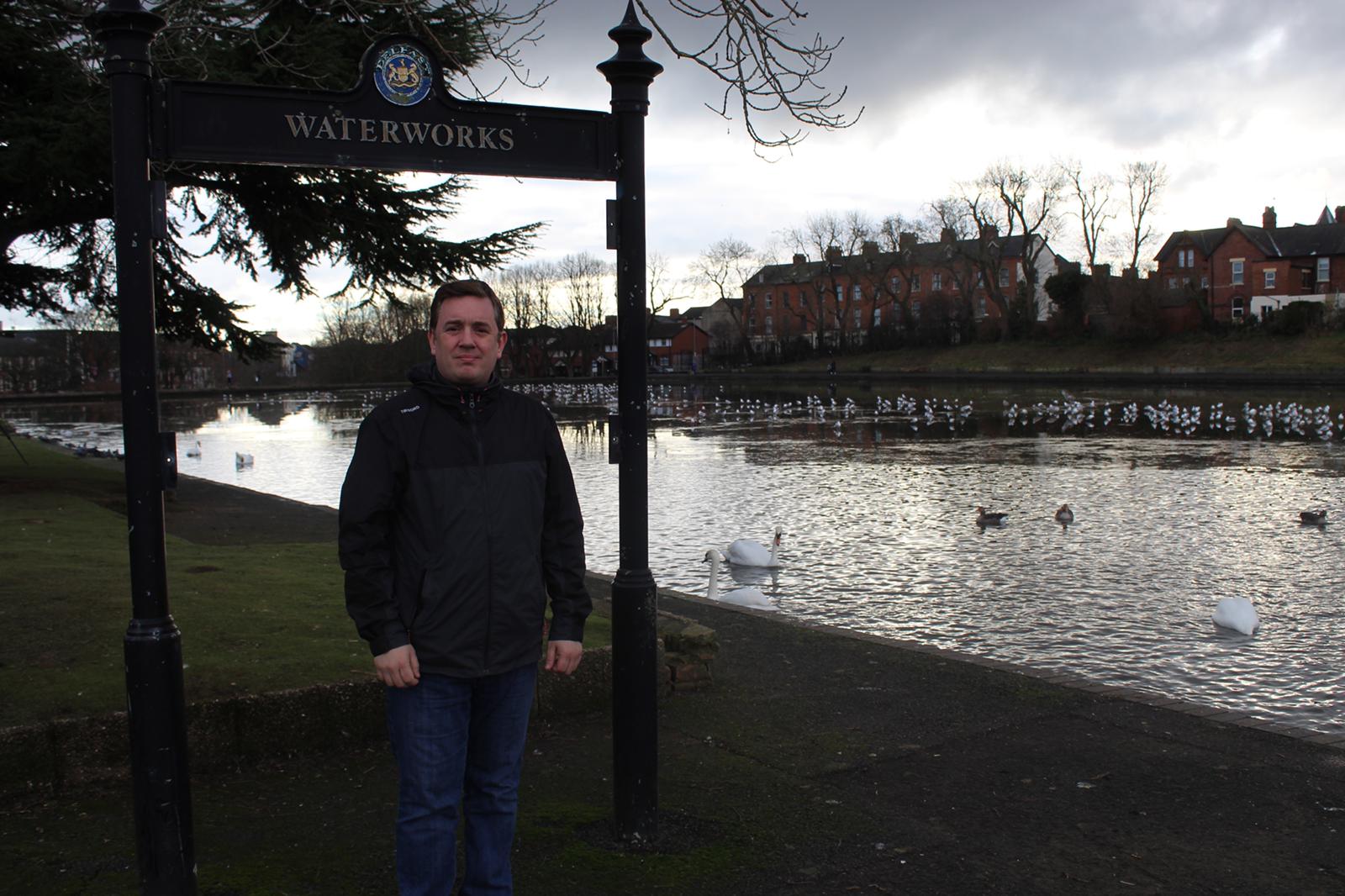 CAUGHT SHORT: Sinn Féin councillor Conor Maskey says Waterworks walkers should have ability to spend a penny in park