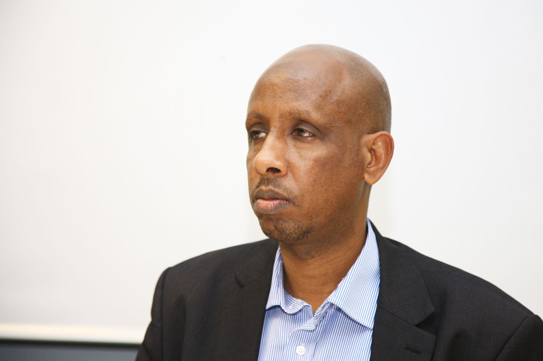 APPEAL FOR COMPUTER DEVICES TO ENABLE HOME LEARNING: Suleiman Abdulahi of the Horn of Africa group.
