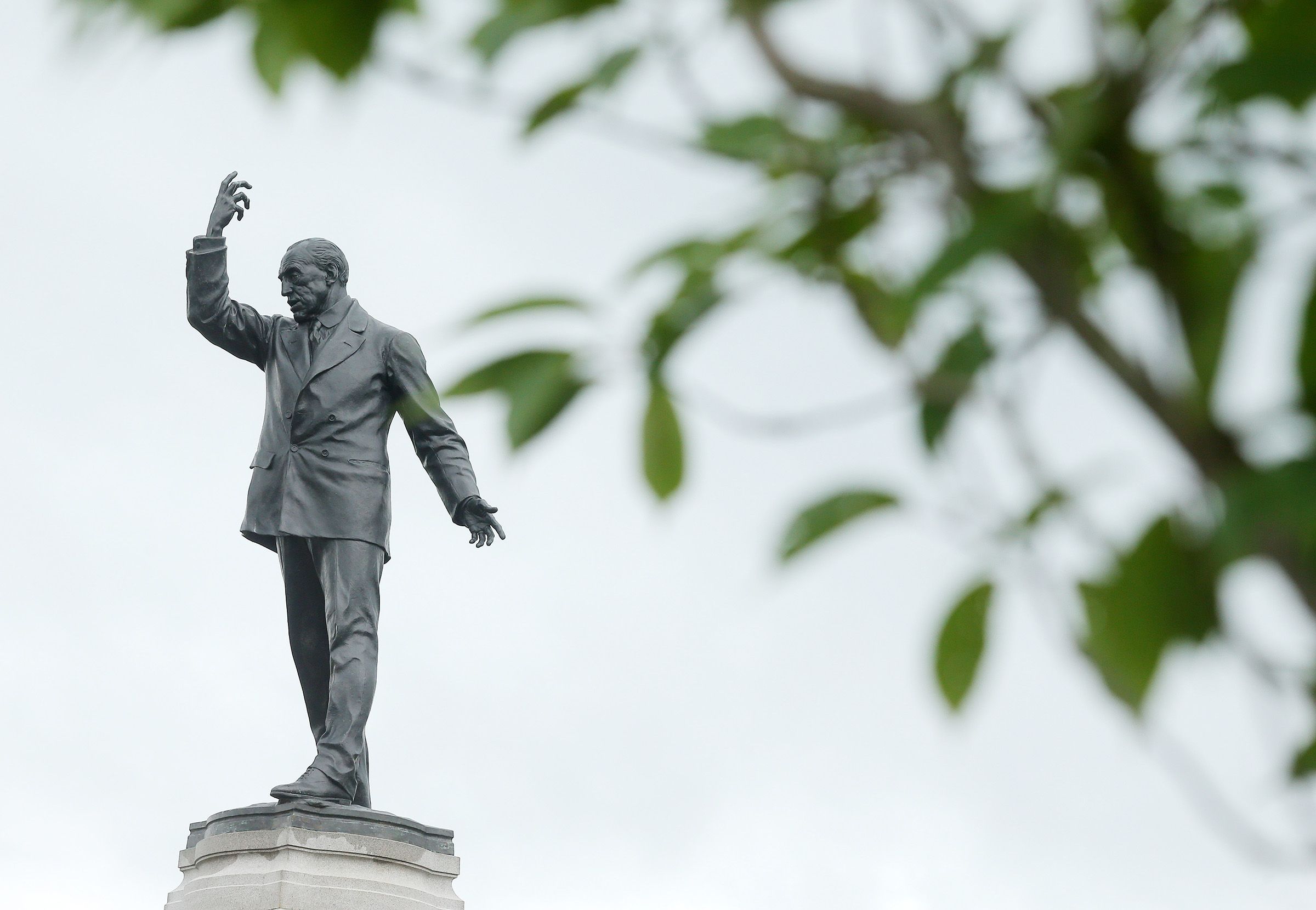 DEFIANT: Edward Carson\'s statue at Stormont