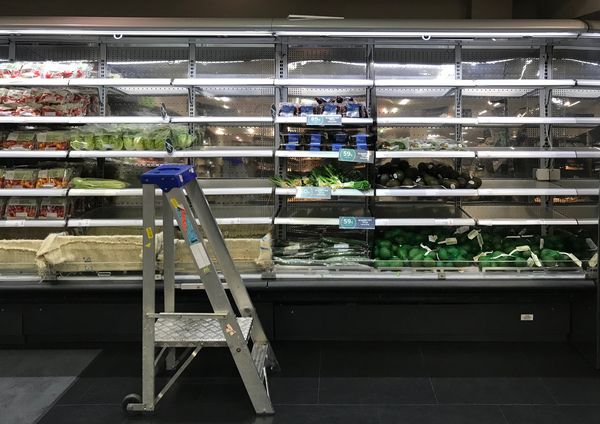 BREXIT WOES: Empty Irish supermarket shelves as reality of Brexit bites