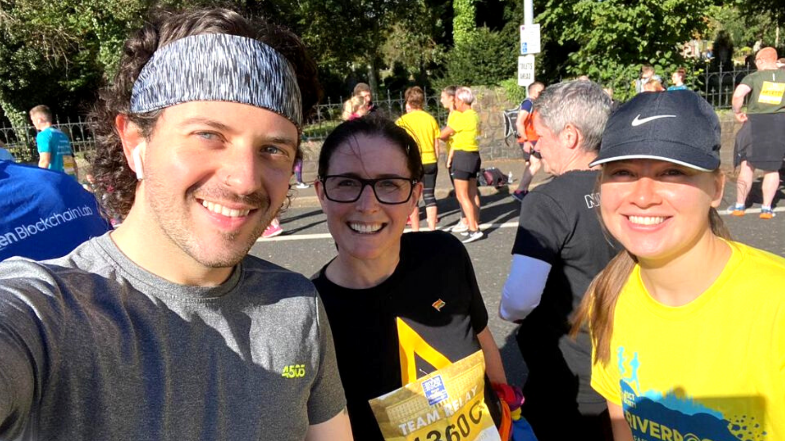 ON THE RUN: Paula Bradshaw MLA with John Hyland and Kate Livingston