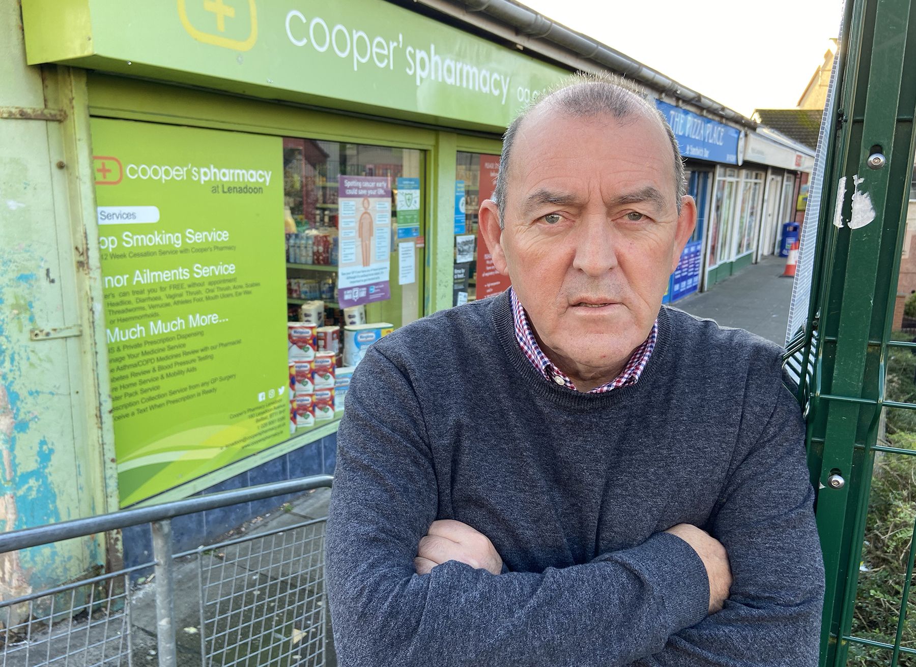 CONDEMNED: Cllr Arder Carson said that the attack was completely unacceptable