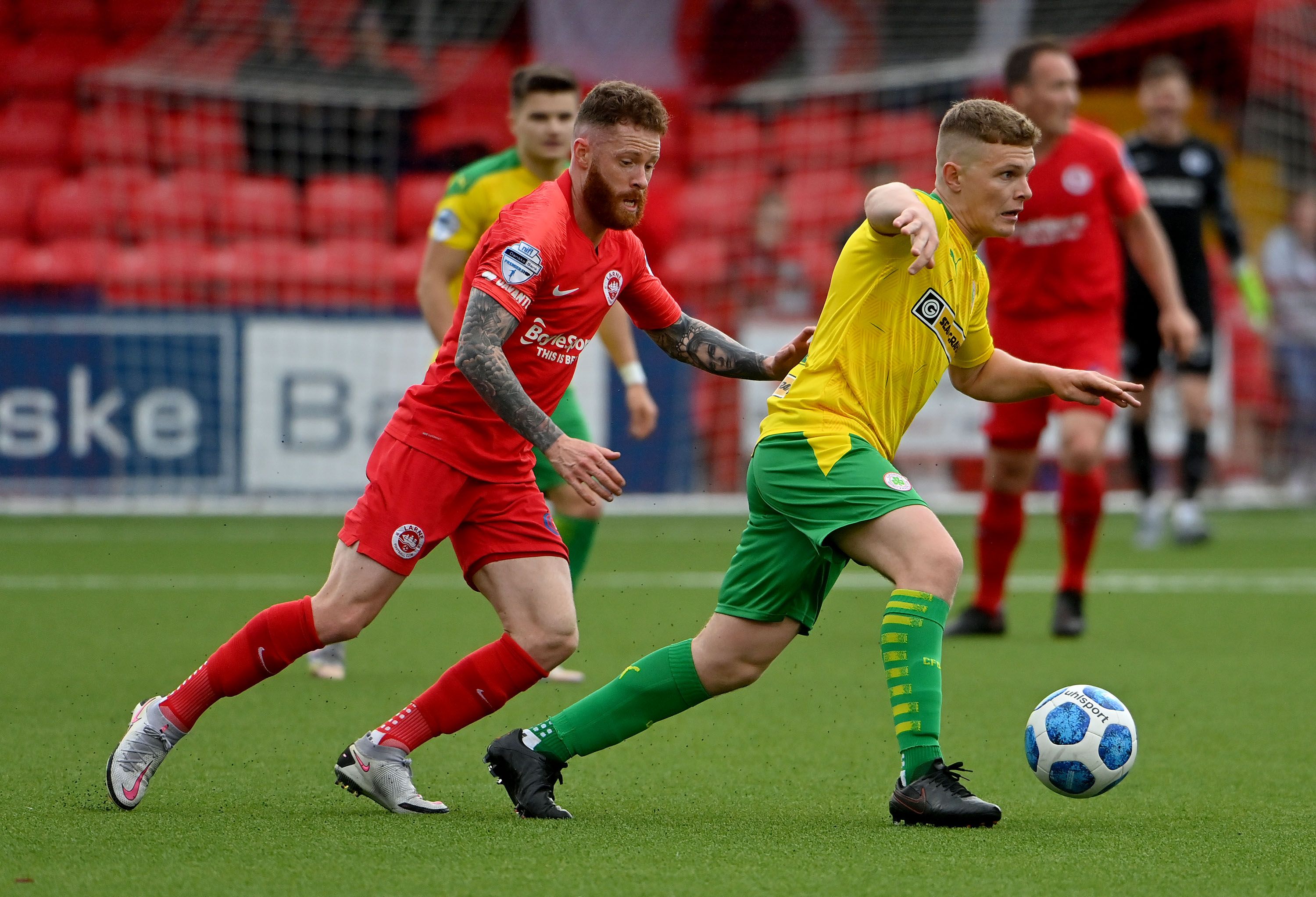 Cliftonville manager Paddy McLaughlin admits it was a concern to see Levi Ives on crutches after Saturday\'s win against Larne