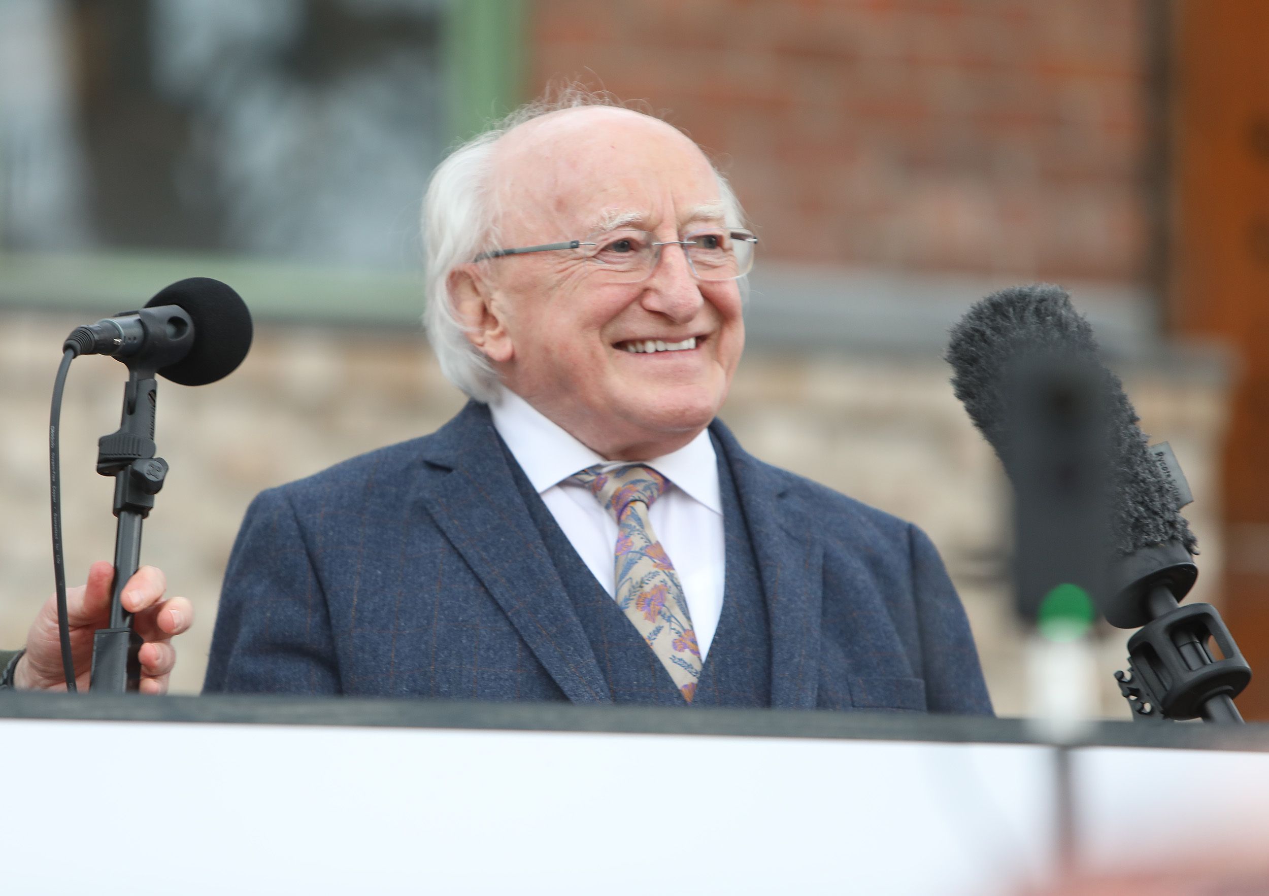 NO THANK YOU: President Higgins declined an invitation to attend the event in Armagh this week