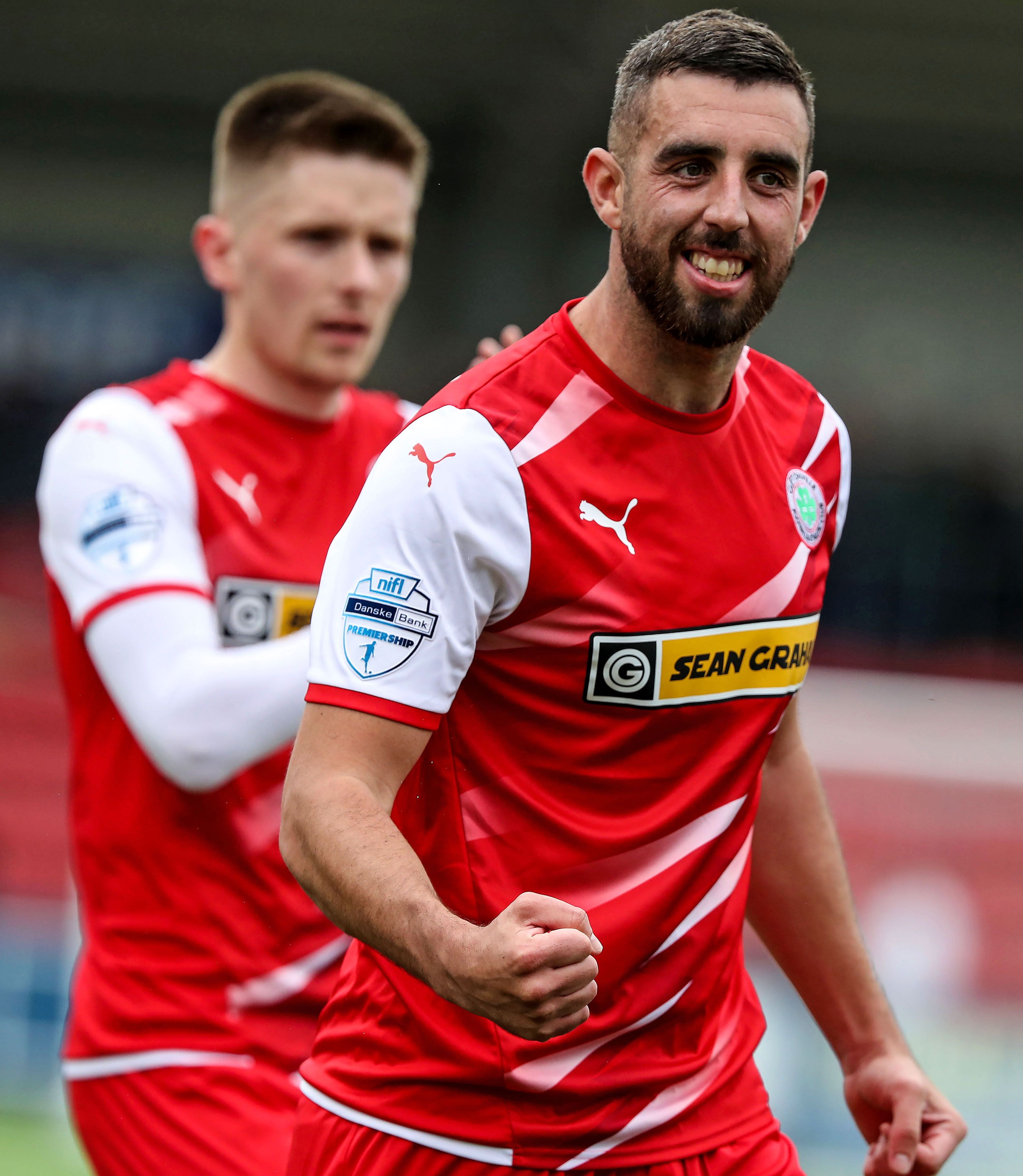 Joe Gormley came off the bench to score twice in Cliftonville\'s County Antrim Shield quarter-final win over Bangor on Tuesday