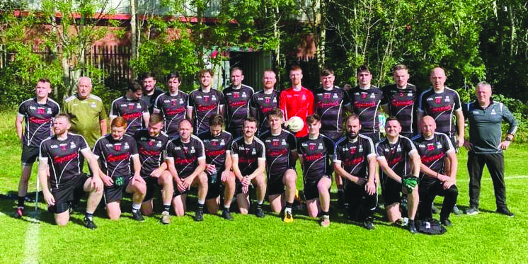 The St Agnes’ senior football panel with manager Christopher ‘Tiffy’ Quinn (back right)
