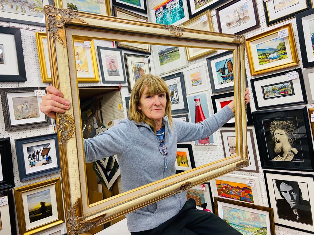 END OF AN ERA: Sheelagh Caldwell from The Picture Gallery has called on the Council to do more to support small business as her shop closes after 45 years
