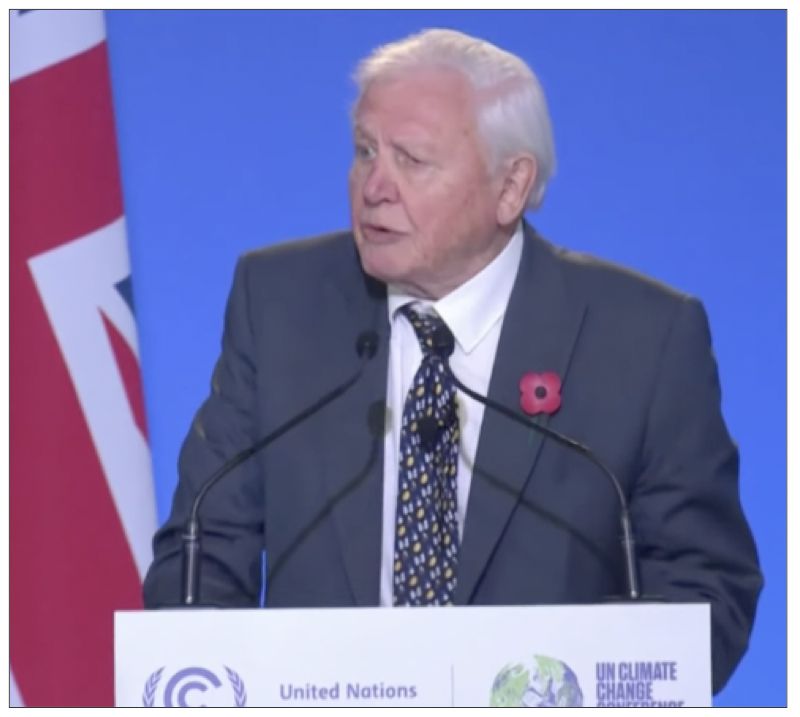 WARNING: Sir David Attenborough lays out the issues at COP26 as Boris Johnson does his silly shtick