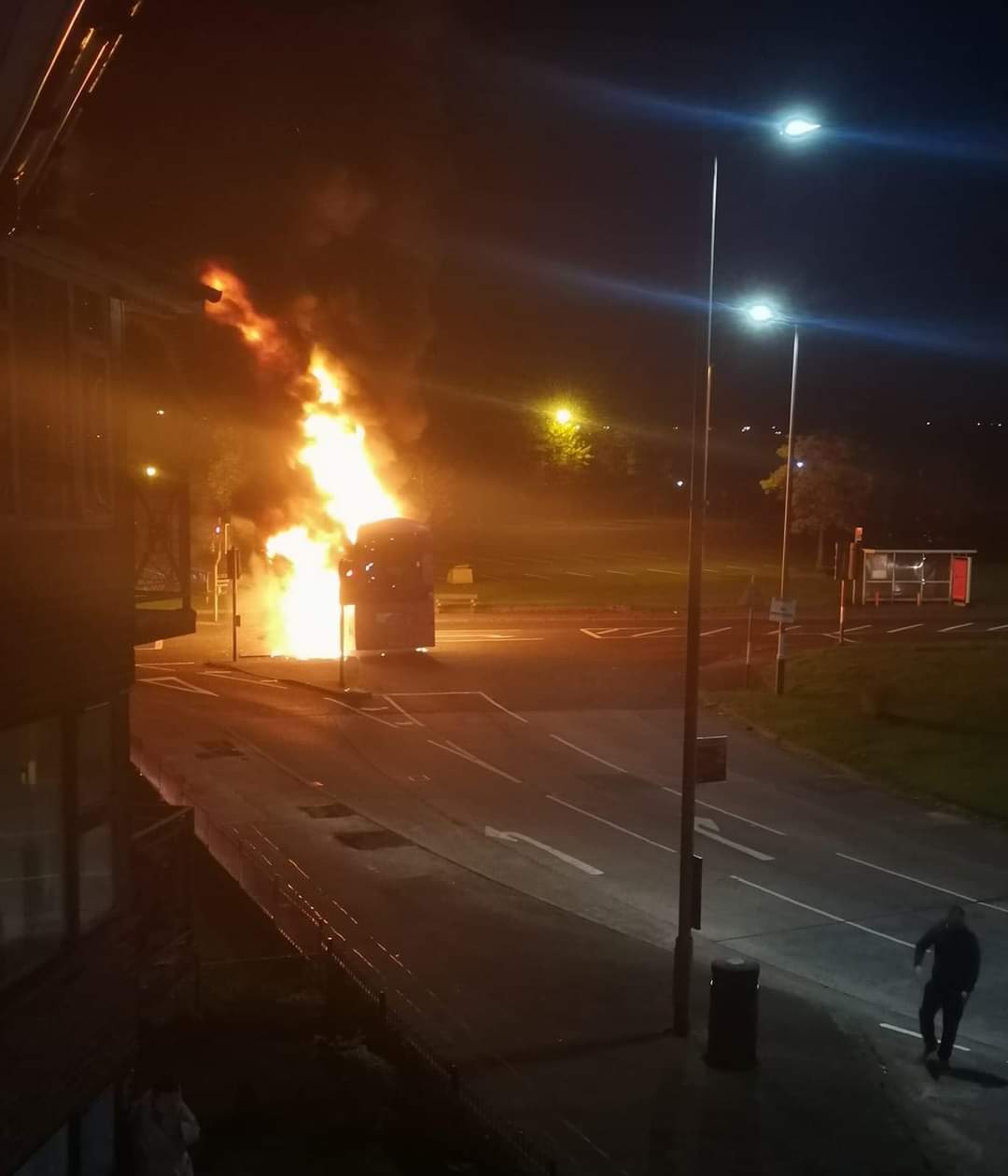DANGER: Drivers have threatened to pull services following last night\'s bus attack in Rathcoole