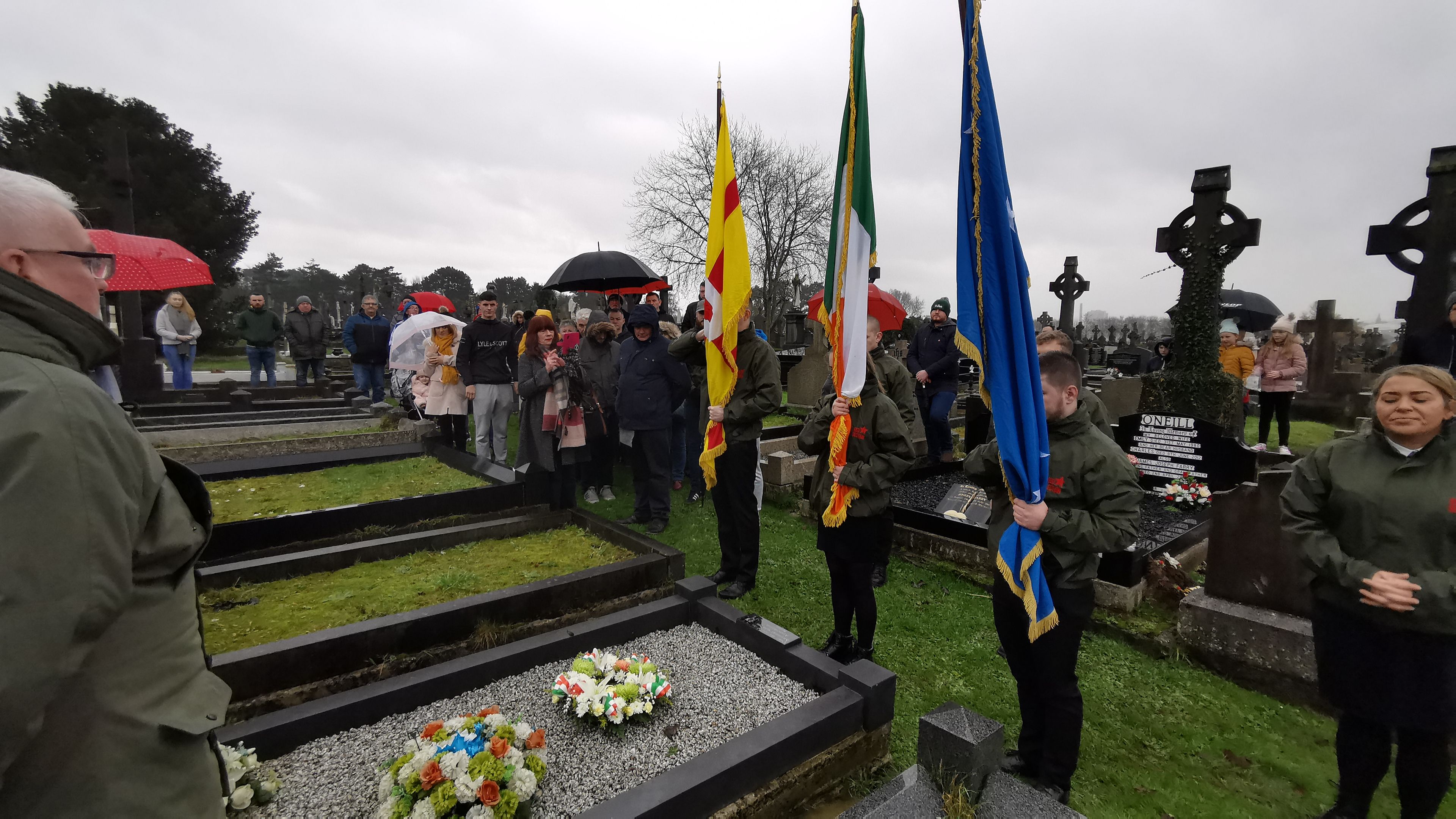 RESPECTS: Lasair Dhearg\'s commemoration for Winifred Carney in 2019