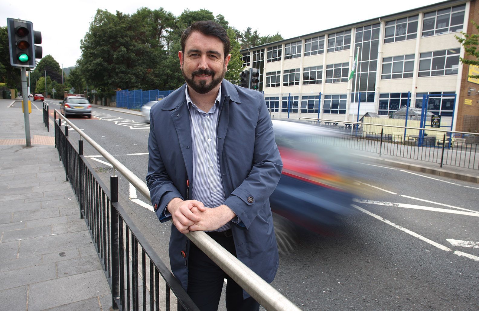 SAFETY: The SDLP\'s Paul Doherty said that we need to take greater care when driving and look out for pedestrians, cyclists and vulnerable other road users