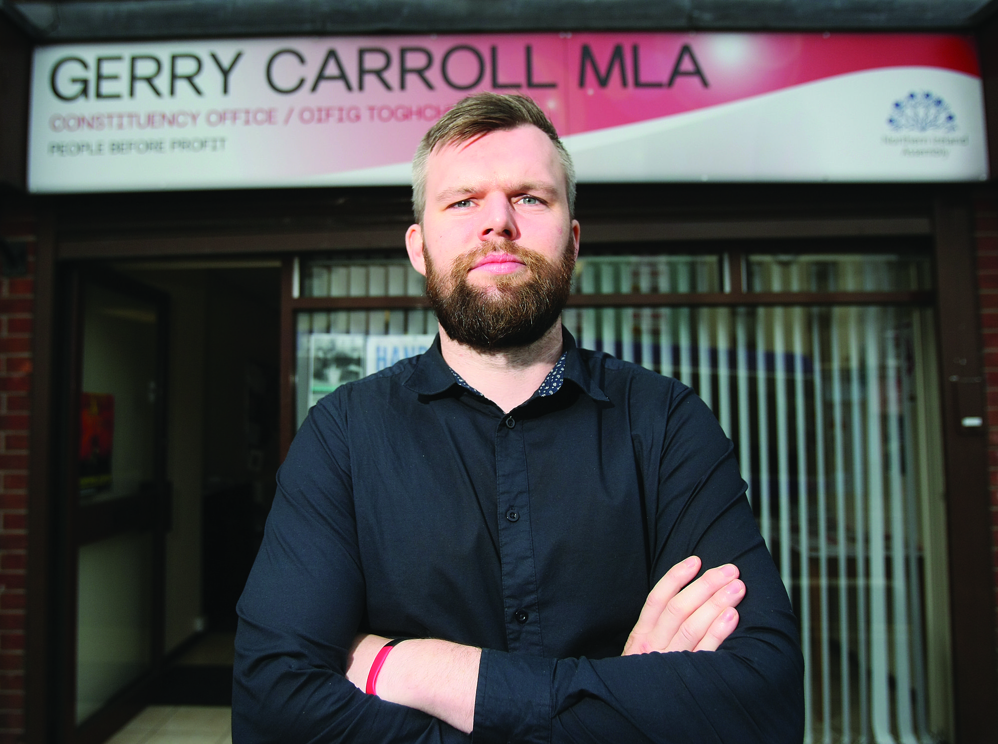 CONCERN: West Belfast MLA Gerry Carroll 