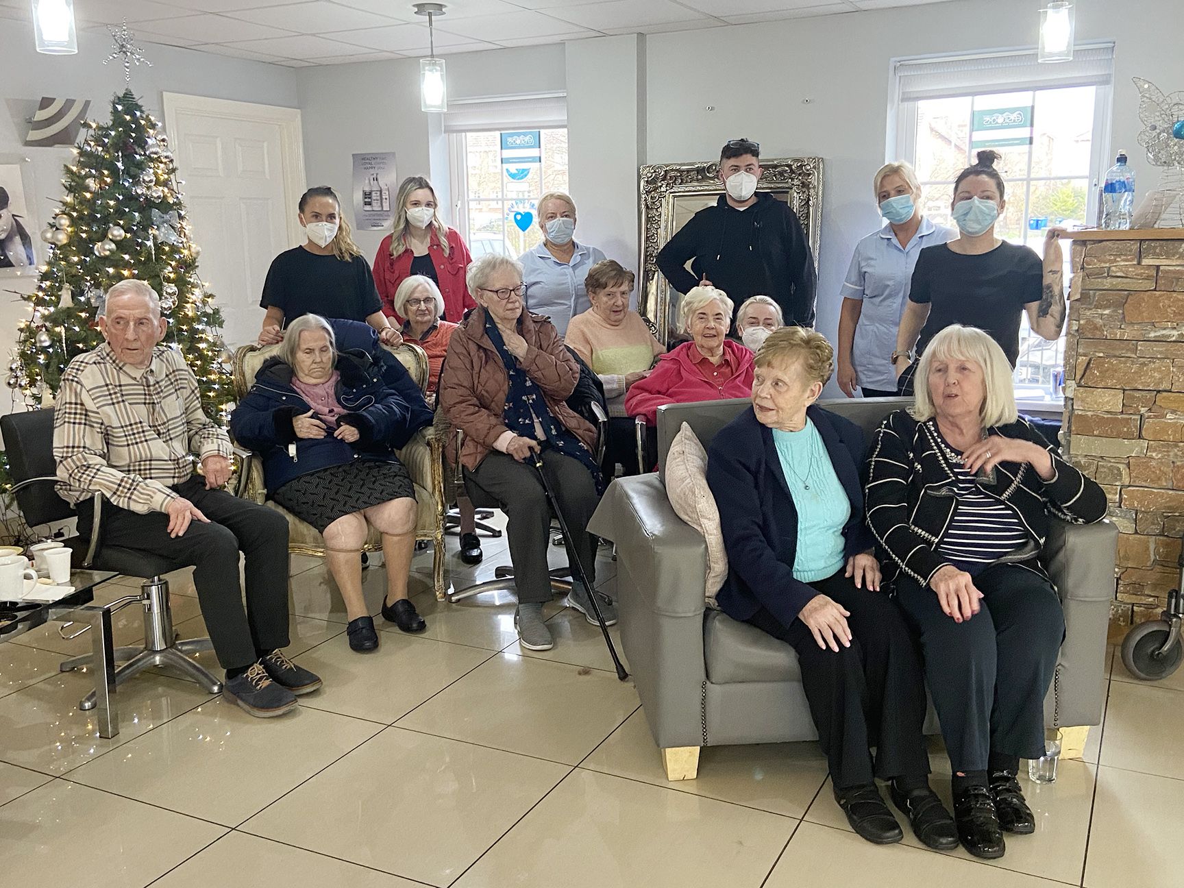 DAY OUT: Residents from Brooklands and Kilwee Care Homes at Mount Eagles Hair and Beauty