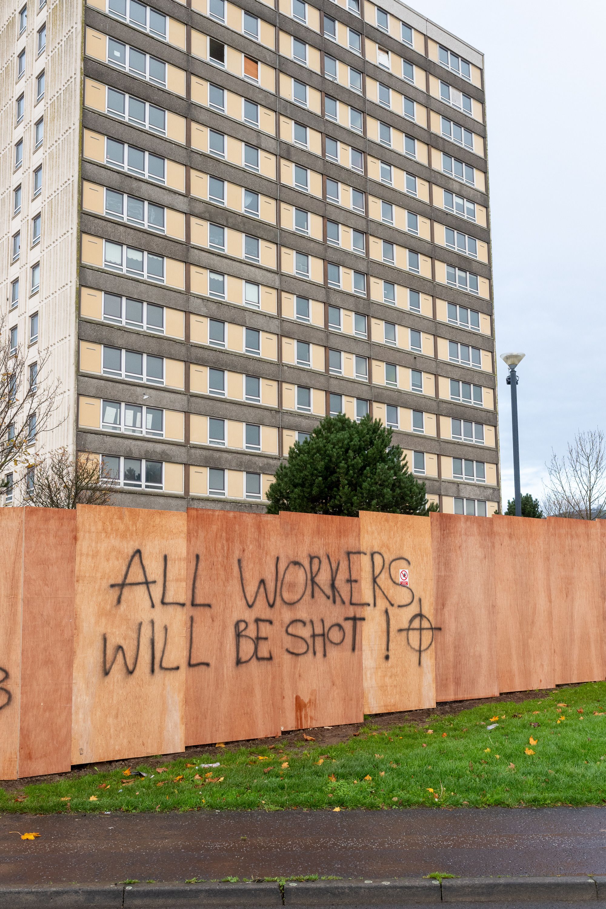 SINISTER: The graffiti in the Rathcoole estate