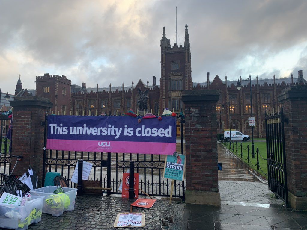 QUB: Workers began a three-day strike on Wednesday