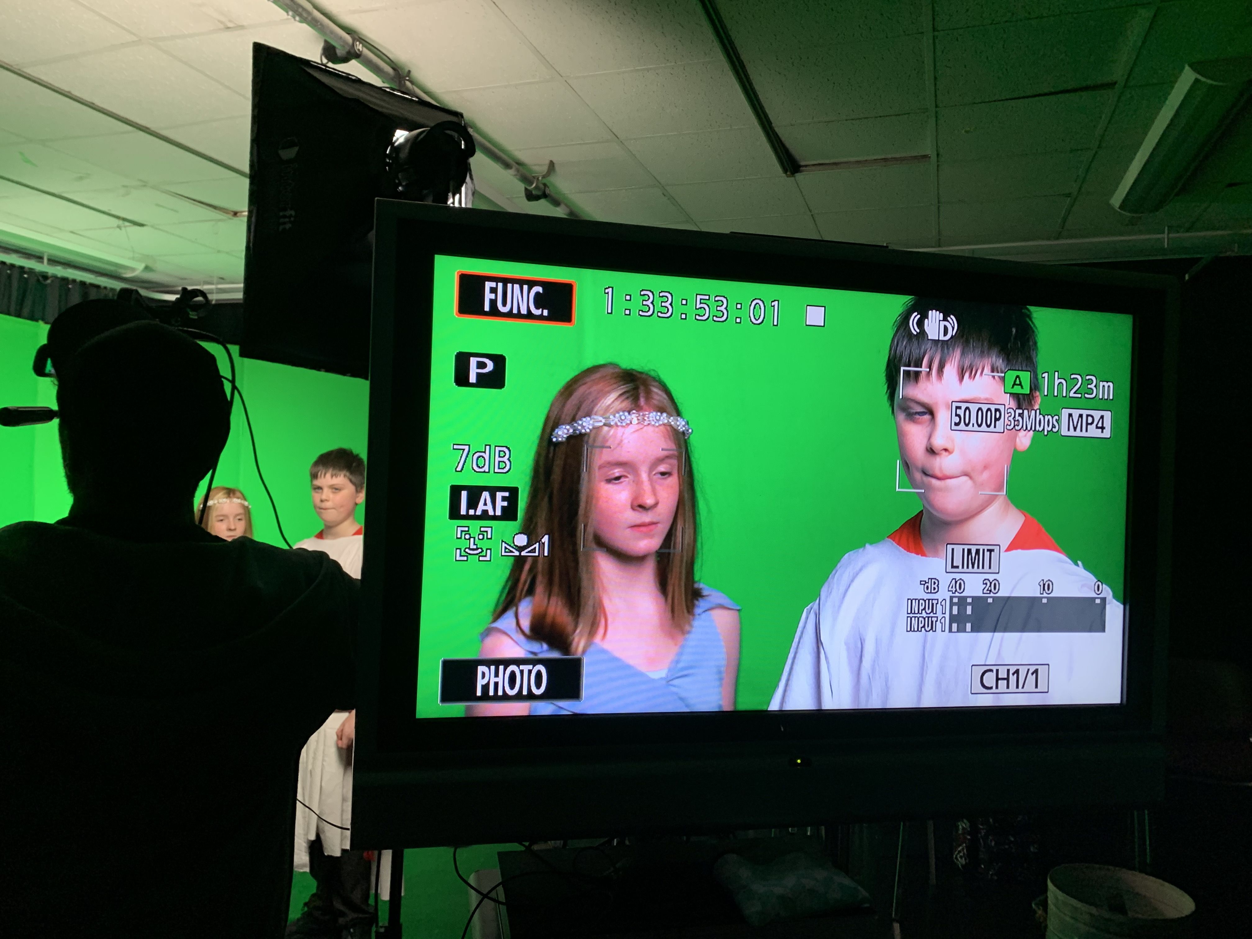 LIGHTS, CAMERA, ACTION: The film version of A Midsummer Night\'s Dream was filmed using Green Screen technology in the schools Drama department 