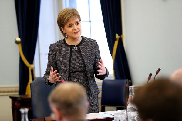 ONE MORE PUSH: Scottish First Minister Nicola Sturgeon addressing Seanad Éireann in Dublin in 2016. But is the drive for Scottish independence \'stuck\'?