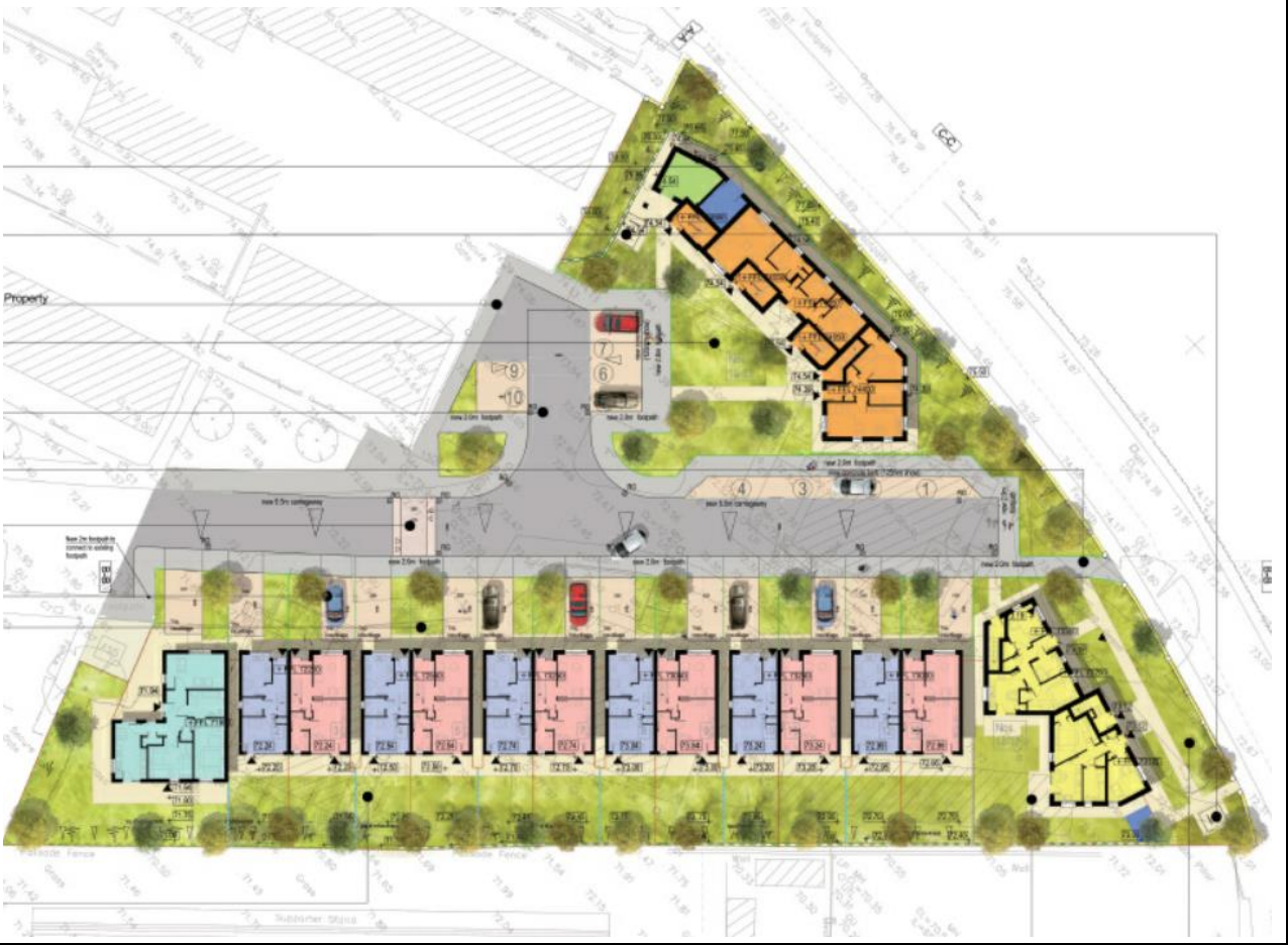 GET IT DONE: Plans for 23 social homes on Corrib Avenue have been given the nod