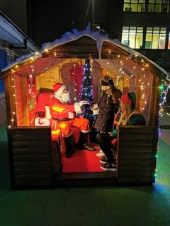 SANTA TRAIL: The event in the grounds of Holy Cross Nursery School