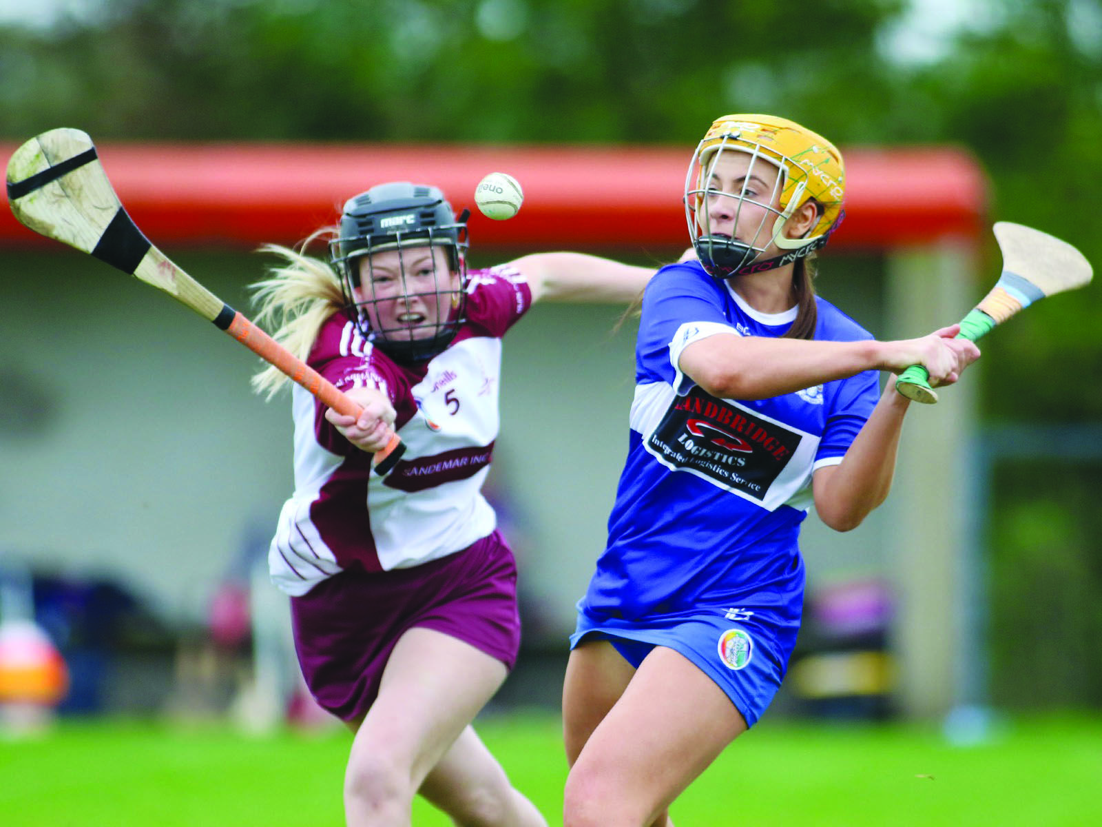 St John\'s attacker Maédhbh Laverty, pictured in action against Cushendall in the Antrim semi-final, scored her side\'s second goal in last weekend\'s impressive 16-point win over Tyrone side Brocagh