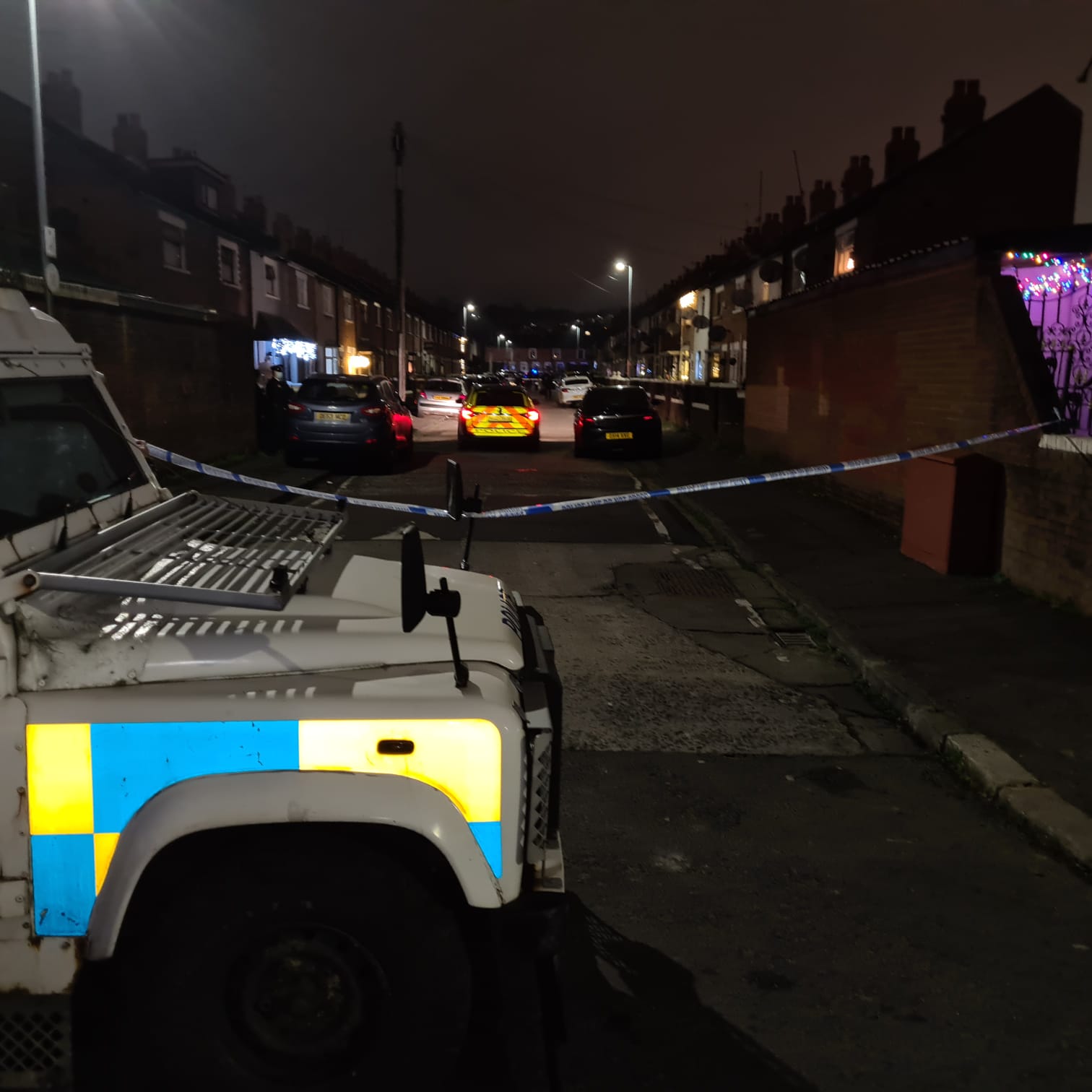 SHOOTING: Rodney Drive was cordoned off after the shooting