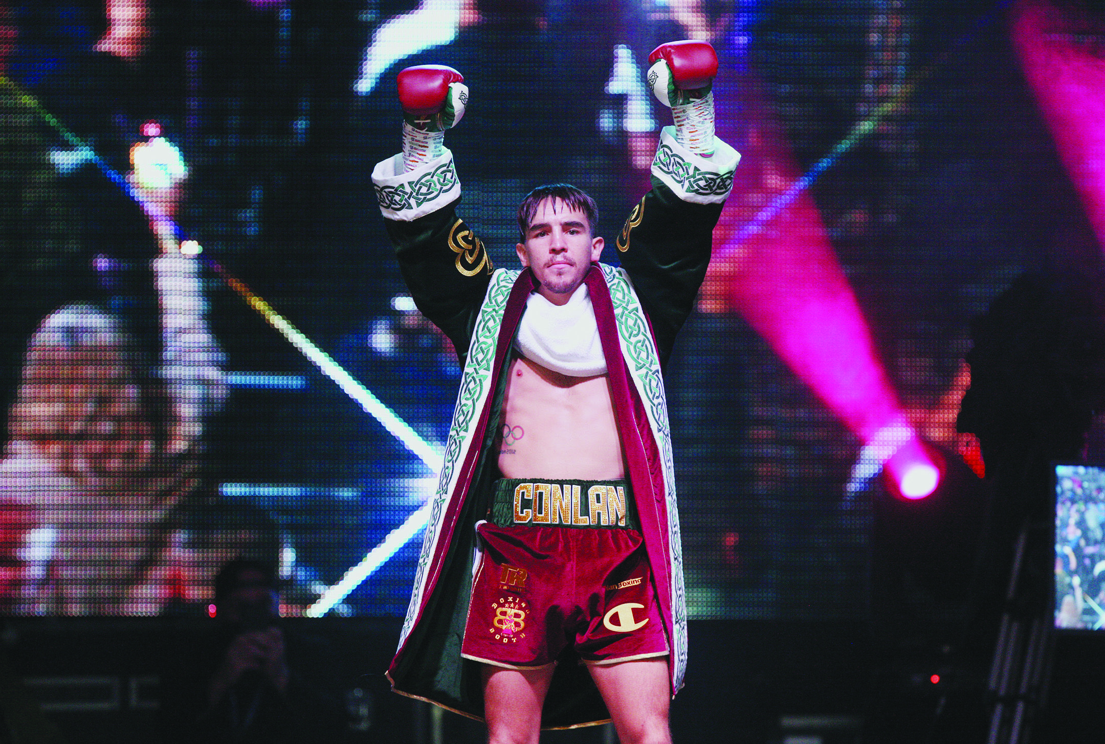 Michael Conlan will challenge WBA featherweight champion Leigh Wood in Nottingham on March 12