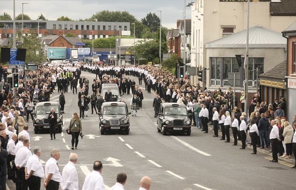 No crematorium takeover at Bobby Storey funeral: Official Report