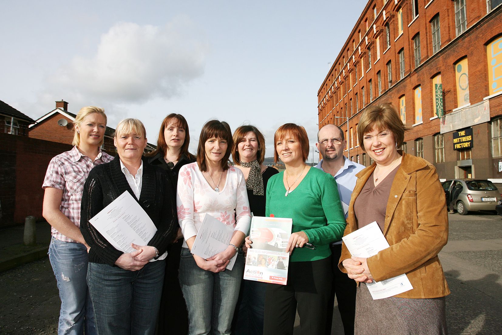 HANDS ACROSS PEACELINE: Flashback to 2007 and a previous project which united women in the Falls and Shankill - a cross-community health week in 2007