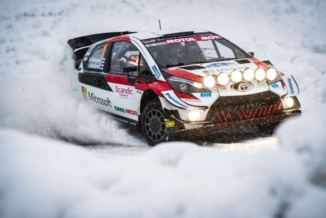 IN FRONT: Toyota tops both main WRC categories