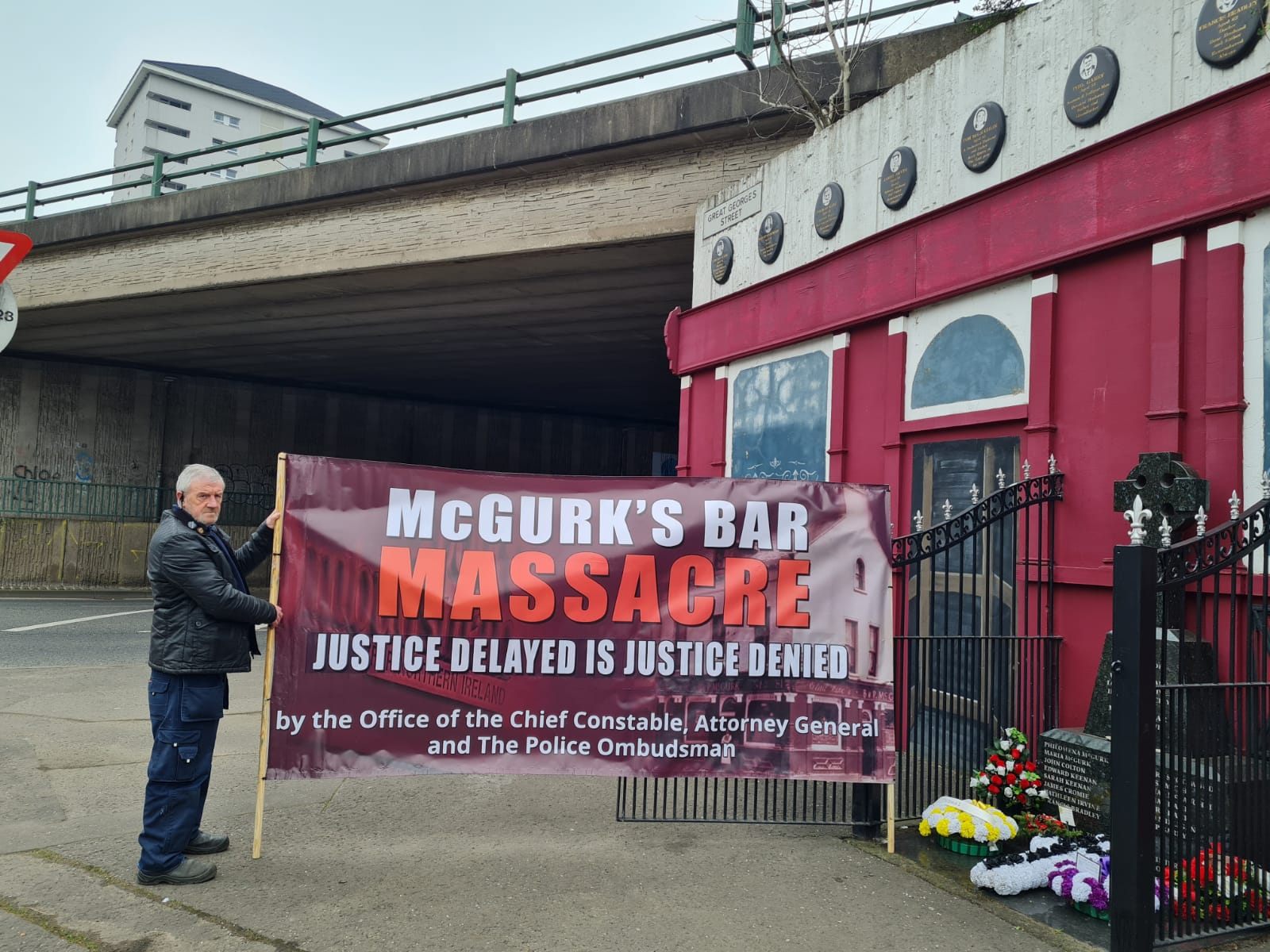 LEGAL FIGHT: Gerard Keenan, family campaigner of McGurk\'s who lost both his parents in the atrocity